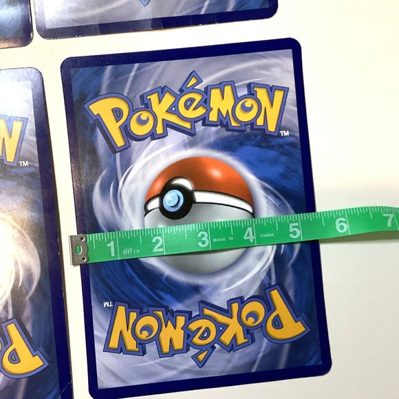 4 Pokémon Oversized Cards Pikachu, Hoopa V, Lucario V Star, Urshifu V - Picture 8 of 8